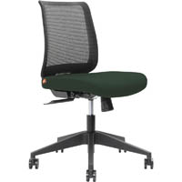 brindis task chair low mesh back nylon base forest