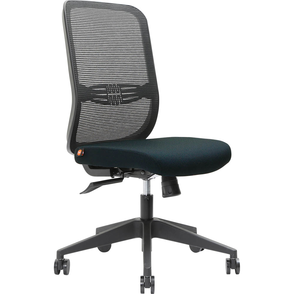 Image for BRINDIS TASK CHAIR HIGH MESH BACK NYLON BASE NAVY from Office National Sydney Stationery