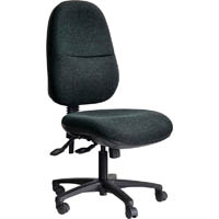 dal ergo bc task chair high back 3-lever black nylon base gravity fabric navy