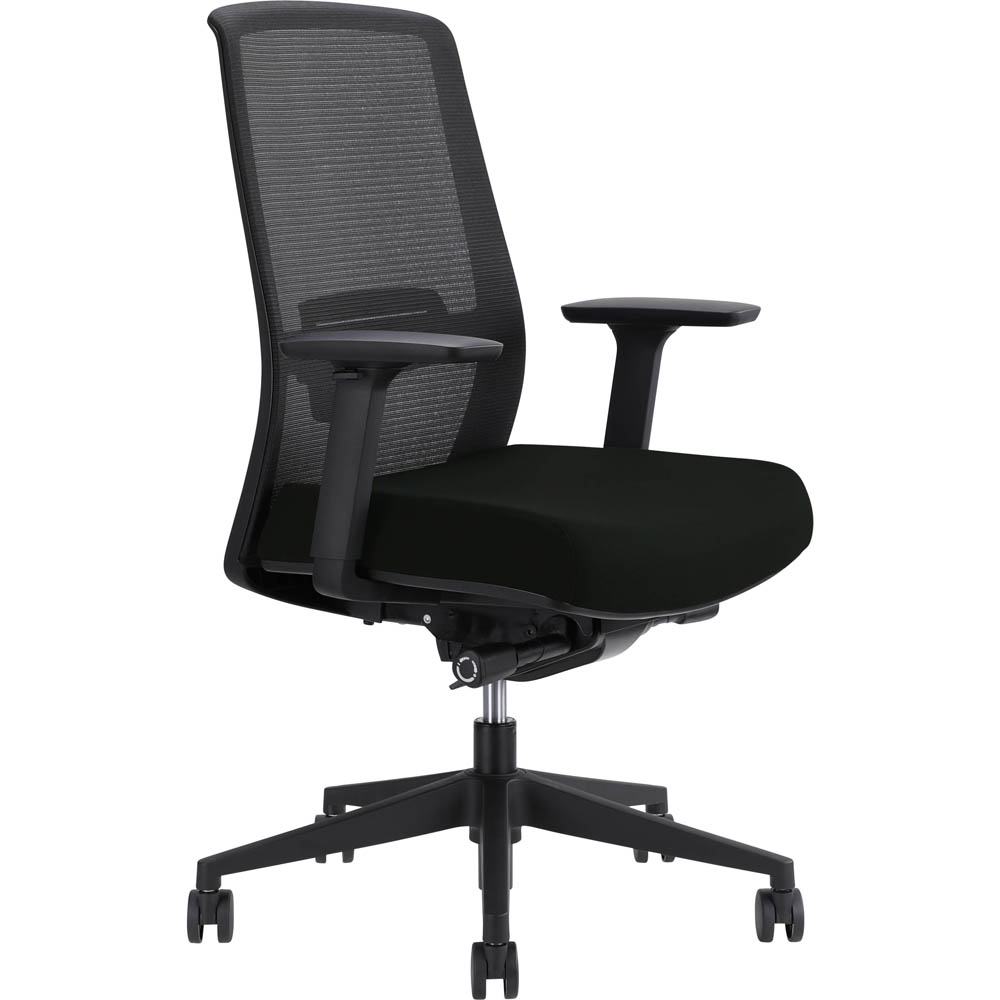 Image for JIRRA SIDE CONTROL SYNCHRO HIGH MESH BACK ARMS BLACK BACK ONYX SEAT from Paul John Office National