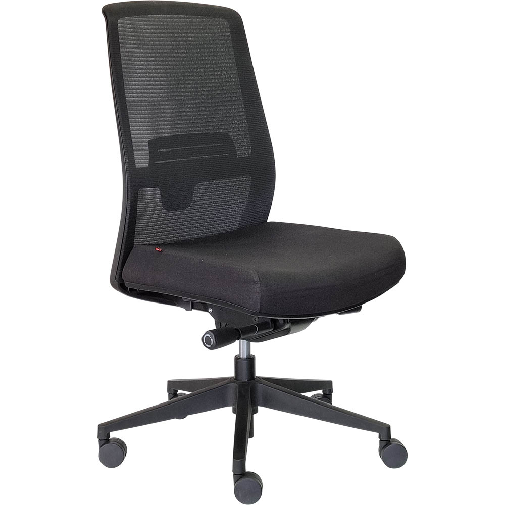 Image for JIRRA SIDE CONTROL SYNCHRO HIGH MESH BACK BLACK from Office National Perth CBD