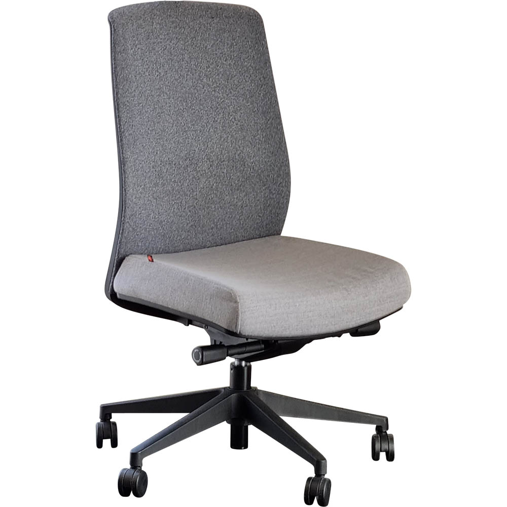 Image for JIRRA SIDE CONTROL SYNCHRO HIGH MESH BACK GREY from Office National Perth CBD
