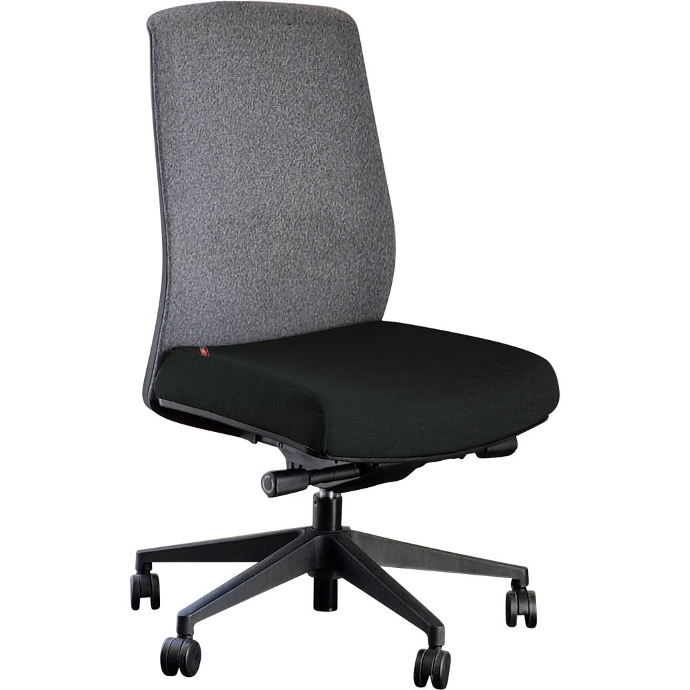 Image for JIRRA SIDE CONTROL SYNCHRO HIGH MESH BACK GREY BACK BLACK SEAT from Office National Perth CBD