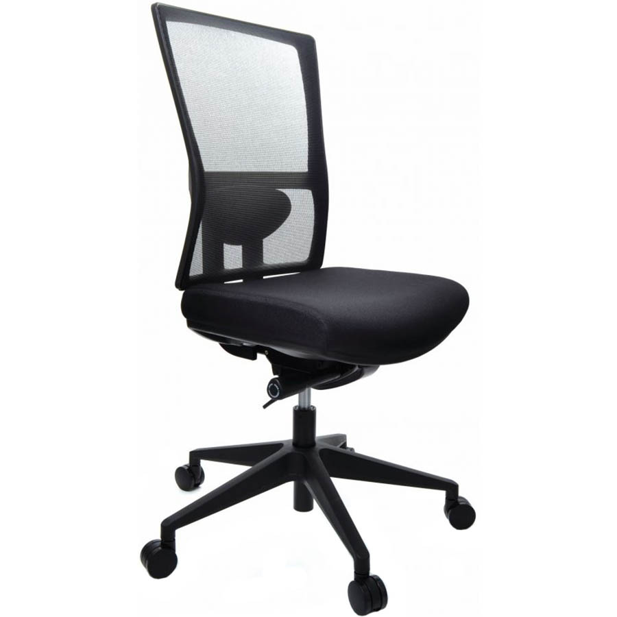 Image for DAL KODA CHAIR HIGH MESH BACK AND SLIDING SEAT BLACK NYLON BASE BLACK from Office National Capalaba