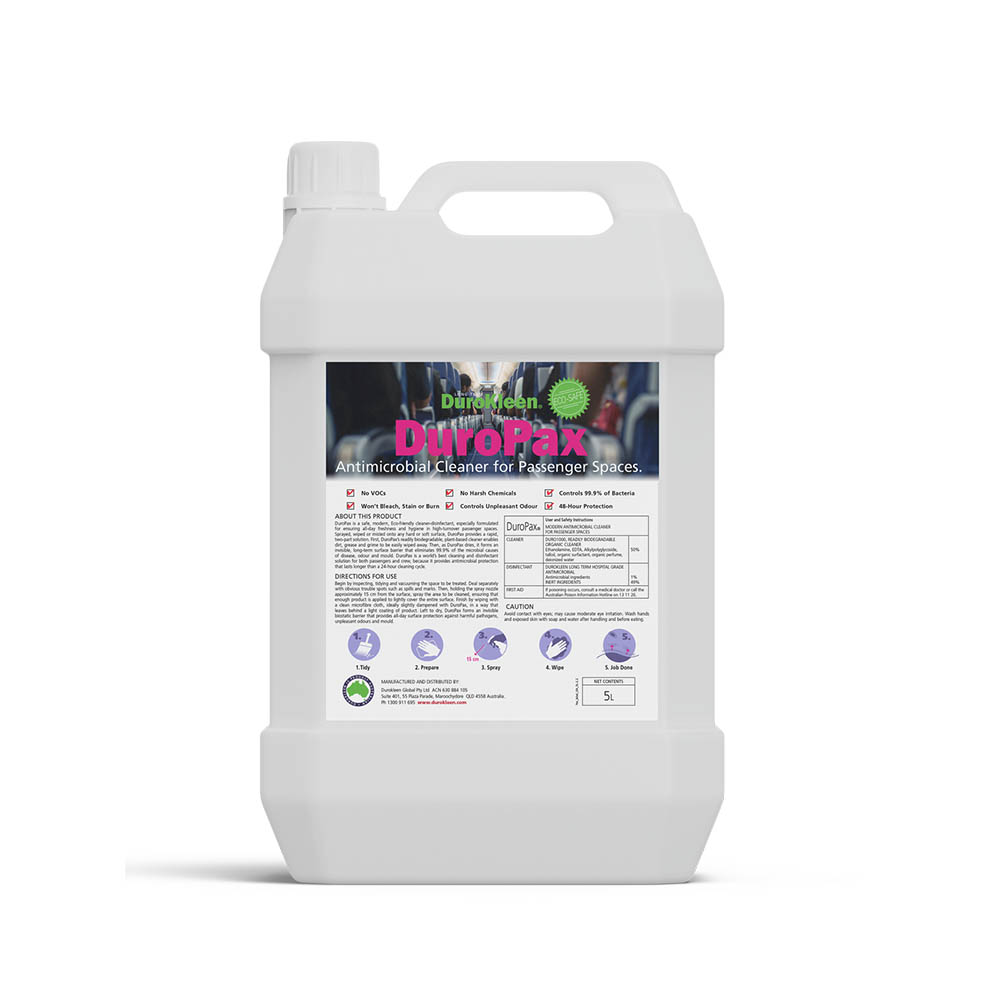 Image for DUROPAX CLEANER AND HOSPITAL GRADE ANTIMICROBIAL DISINFECTANT 5 LITRE from Surry Office National