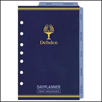 debden dayplanner desk edition refill index tabs 7 ring 216 x 140mm