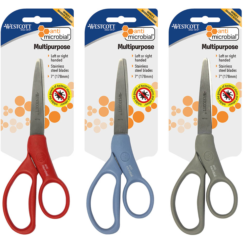 Image for WESTCOTT MICROBAN STUDENT SCISSOR 7 INCH from Emerald Office Supplies Office National