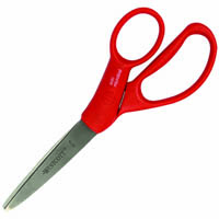 westcott antimicrobial scissors 178mm red pack 30