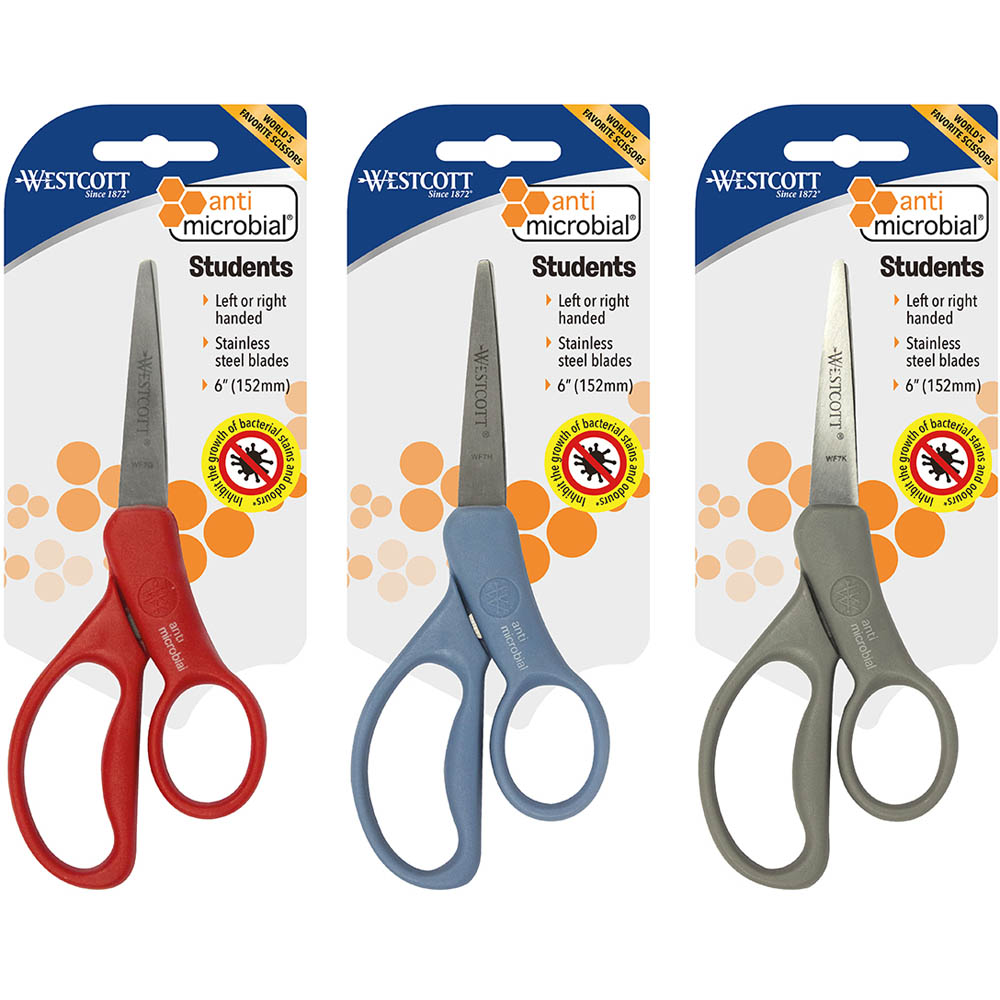 Image for WESTCOTT MICROBAN STUDENT SCISSOR 6 INCH from Emerald Office Supplies Office National