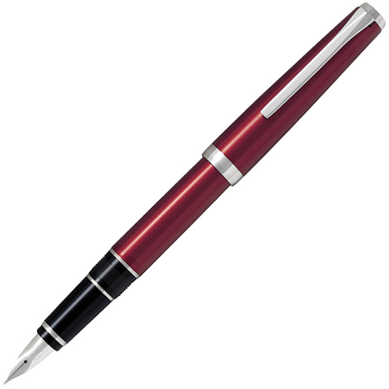 Image for PILOT FALCON FOUNTAIN PEN RED BARREL FINE NIB BLACK INK from Aztec Office National Melbourne