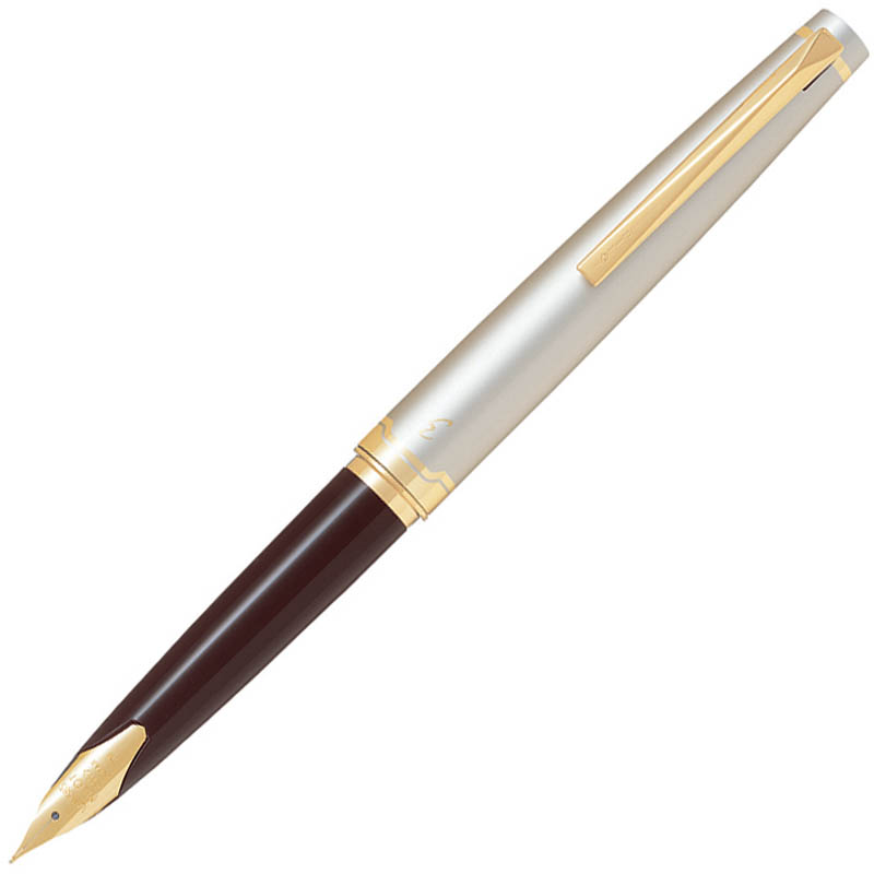 Image for PILOT E95S FOUNTAIN PEN DEEP RED BARREL FINE NIB BLACK INK from Office National Perth CBD