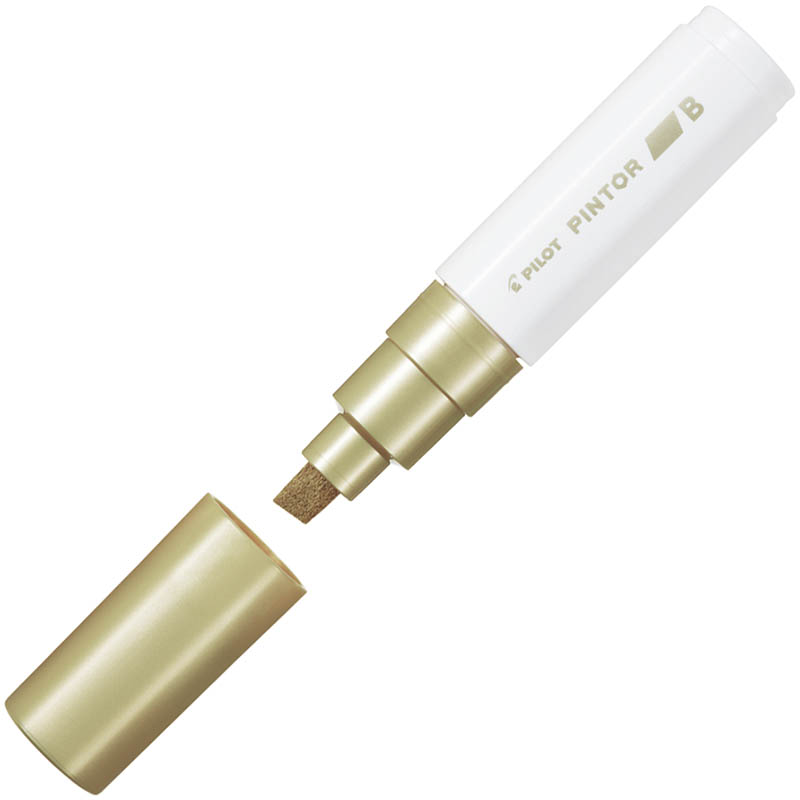 Image for PILOT PINTOR PAINT MARKER CHISEL BROAD 8.0MM GOLD from Office National Perth CBD