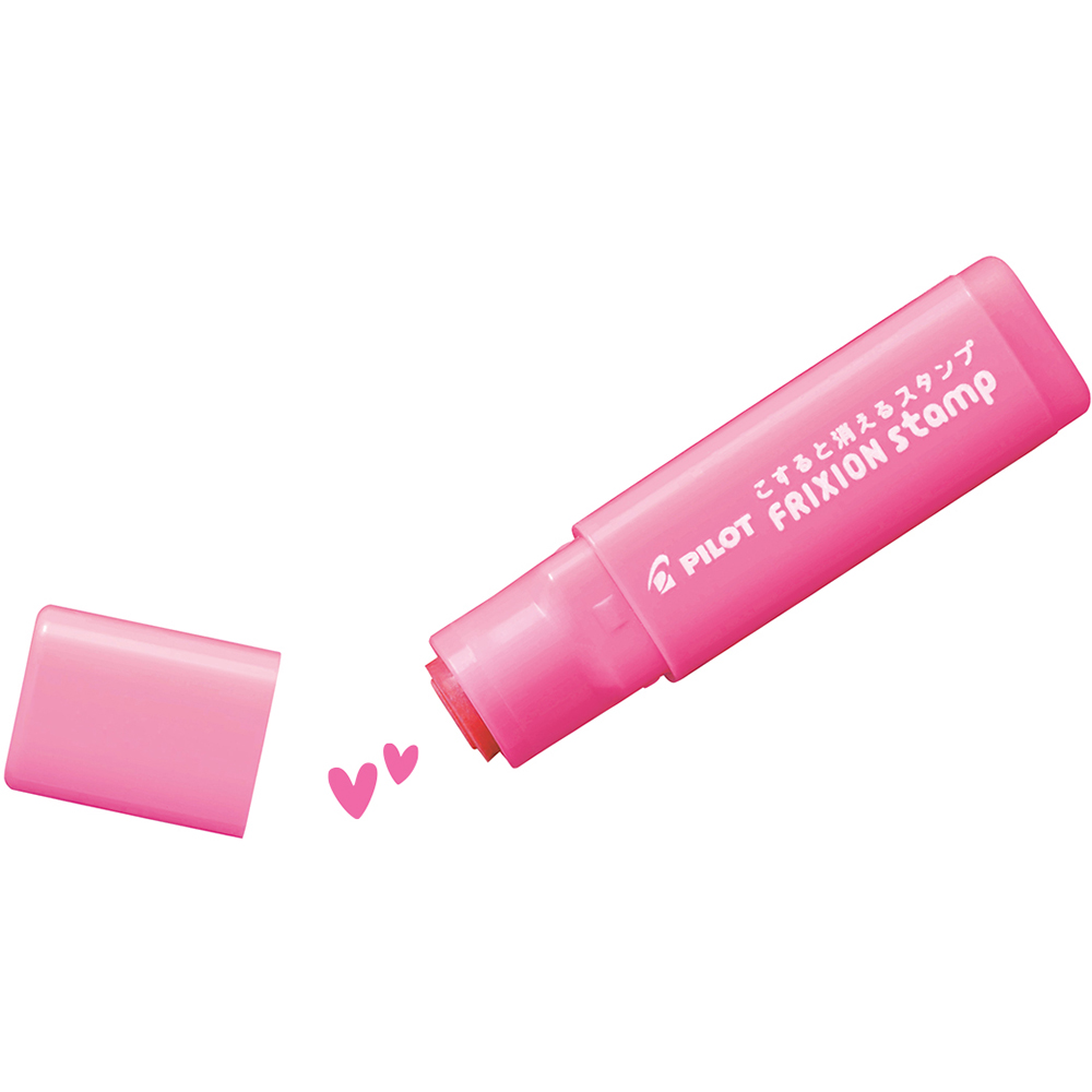 Image for PILOT FRIXION ERASABLE STAMP PINK DOUBLE HEART from Emerald Office Supplies Office National
