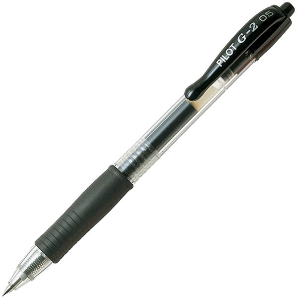 Image for PILOT G2 RETRACTABLE GEL INK PEN 0.5MM BLACK from Emerald Office Supplies Office National