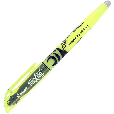 Image for PILOT FRIXION ERASABLE HIGHLIGHTER CHISEL YELLOW from Office National Perth CBD