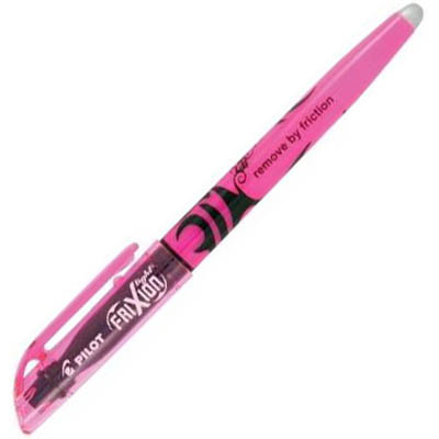 Image for PILOT FRIXION ERASABLE HIGHLIGHTER CHISEL PINK from Office National Barossa
