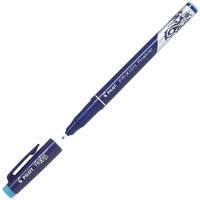 pilot frixion erasable fineliner pen 0.45mm light blue