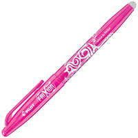 pilot frixion erasable gel ink pen fine pink