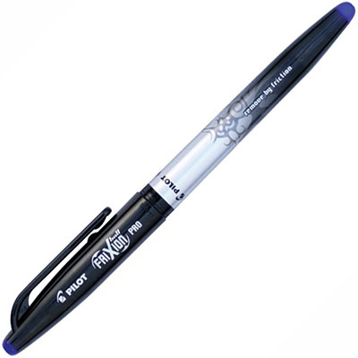 Image for PILOT FRIXION PRO ERASABLE GEL INK PEN 0.7MM BLUE from PaperChase Office National