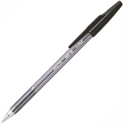 Image for PILOT BP-S STICK TYPE BALLPOINT PEN FINE BLACK from OFFICE NATIONAL CANNING VALE