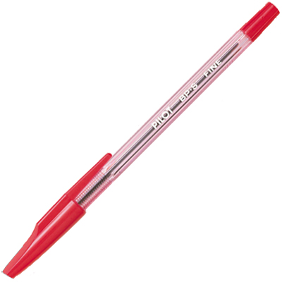 Image for PILOT BP-S STICK TYPE BALLPOINT PEN FINE RED from PaperChase Office National
