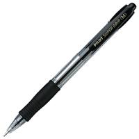 pilot super grip retractable ballpoint pen medium 1.0mm black