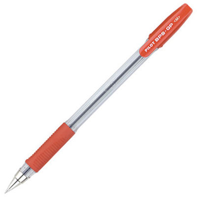 Image for PILOT BPS-GP BALLPOINT GRIP STICK PEN MEDIUM RED from Office National Gladstone