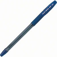 pilot bps-gp ballpoint grip stick pen extra fine blue box 12
