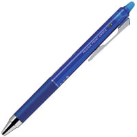 pilot frixion point knock erasable retractable gel pen 0.4mm blue