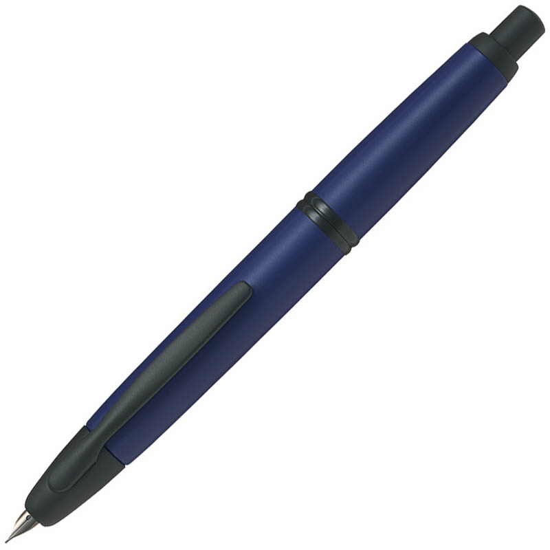 Image for PILOT CAPLESS BLACK ACCENT FOUNTAIN PEN BLUE MATTE BARREL FINE NIB BLACK INK from Absolute MBA Office National