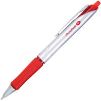 pilot acroball 25 retractable ballpoint pen 0.7mm red
