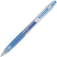 pilot pop'lol retractable gel ink pen 0.7mm sky blue box 12