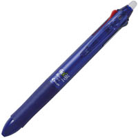 pilot frixion 3-in-1 retractable erasable gel ink pen 0.5mm blue barrel