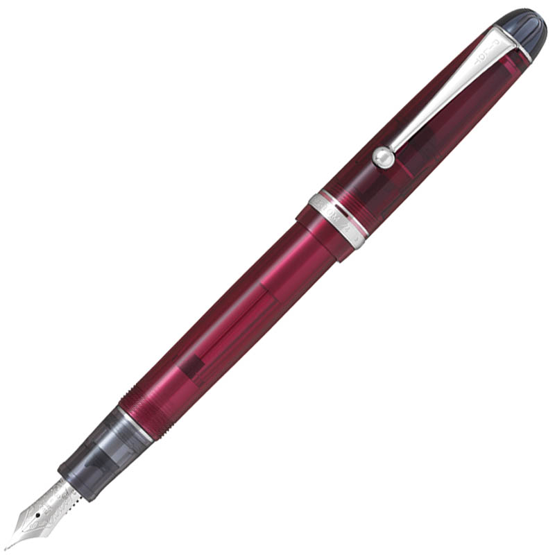 Image for PILOT CUSTOM 74 FOUNTAIN PEN TINTED WINE RED BARREL FINE NIB BLACK INK from Office National Limestone Coast