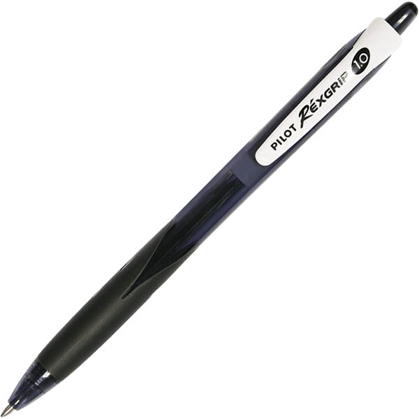 Image for PILOT BEGREEN REXGRIP RETRACTABLE BALLPOINT PEN 1.0MM BLACK from PaperChase Office National