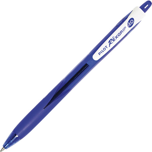 Image for PILOT BEGREEN REXGRIP RETRACTABLE BALLPOINT PEN 1.0MM BLUE from Surry Office National