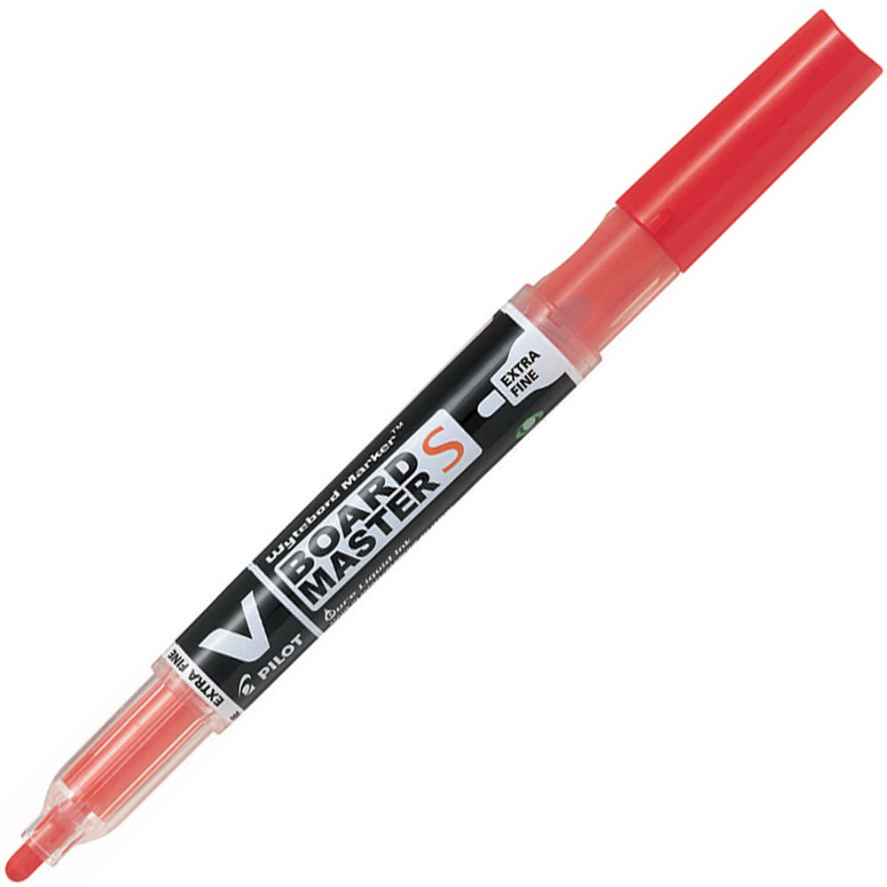 Image for PILOT BEGREEN V BOARD MASTER S WHITEBOARD MARKER BULLET 1.3MM RED from Discount Office National