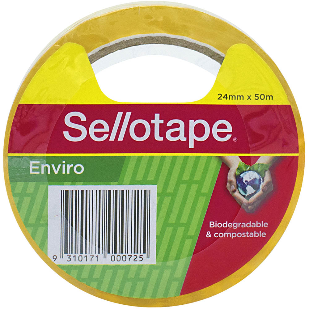 Image for SELLOTAPE ENVIRO TAPE 24MM X 50M CLEAR from Office National Balcatta
