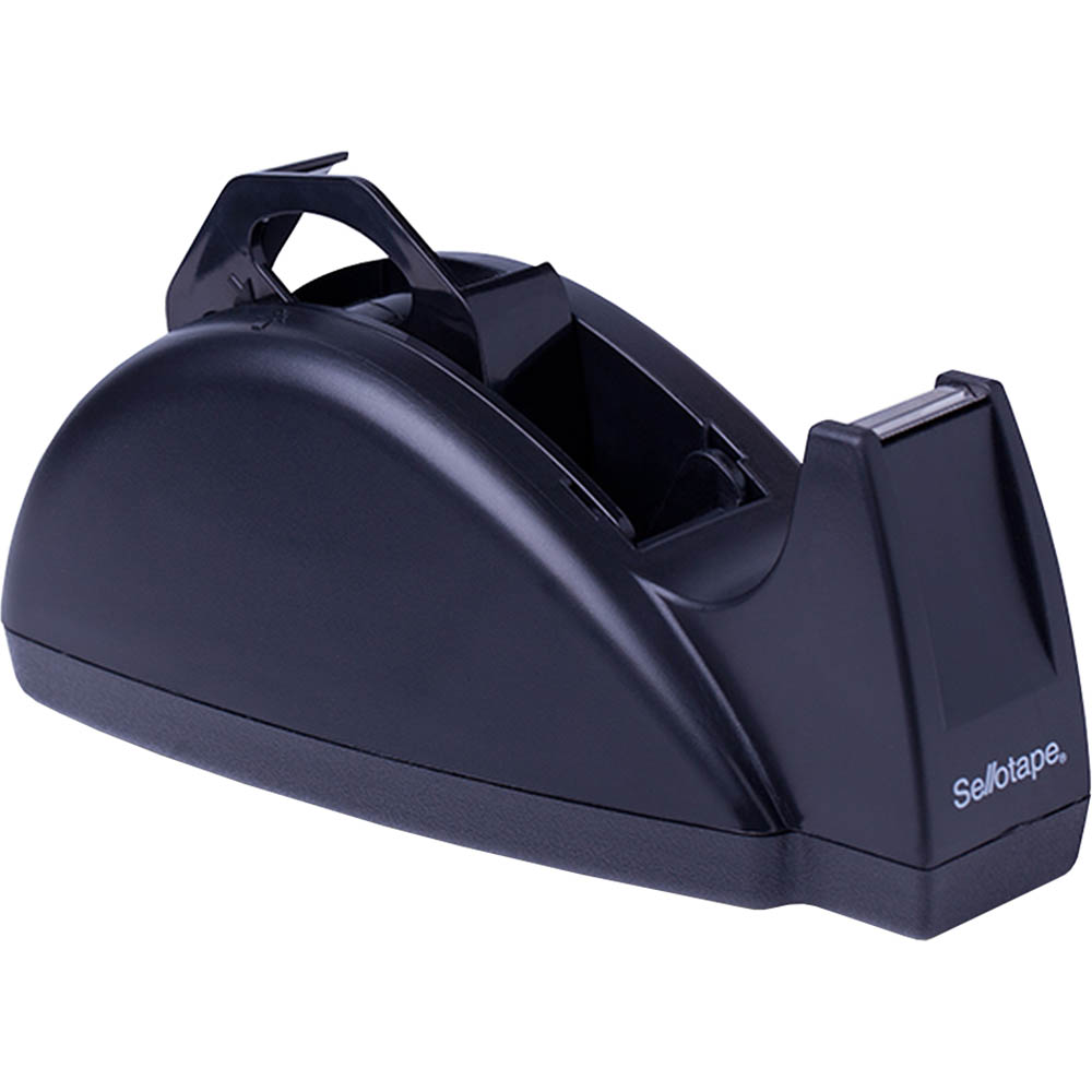 Image for SELLOTAPE DESKTOP TAPE DISPENSER DUAL CORE BLACK from Connelly's Office National