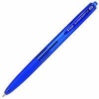 pilot super grip g retractable ballpoint pen medium 1.0mm blue box 12