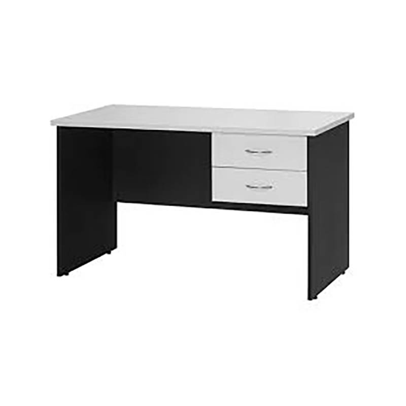 Image for OXLEY STUDENT DESK WITH TWO DRAWERS 1200 X 600 X 730MM WHITE/IRONSTONE from Office National