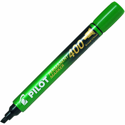 PILOT SCA-400 PERMANENT MARKER CHISEL 4.0MM GREEN |  | 7061359i