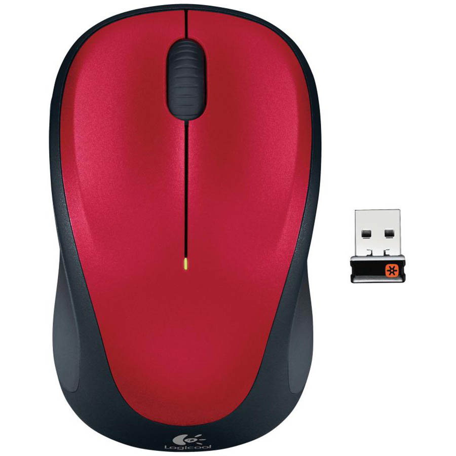 Image for LOGITECH M235 WIRELESS MOUSE RED from Axsel Office National