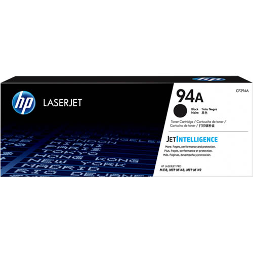 Image for HP CF294A 94A TONER CARTRIDGE BLACK from Office National