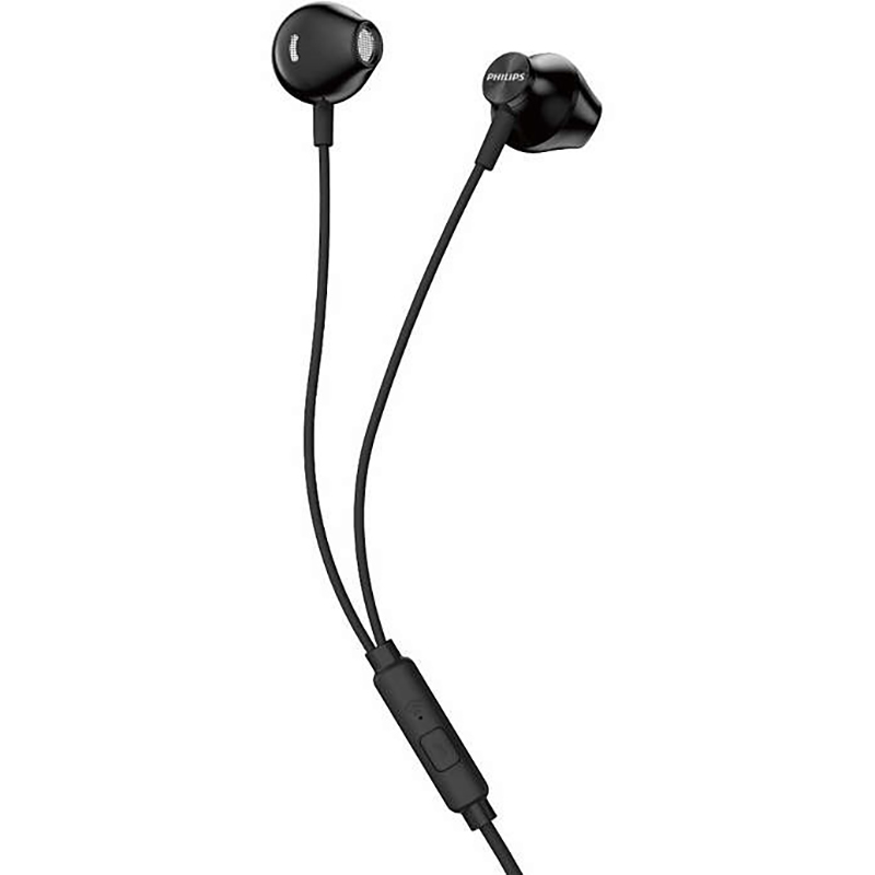Image for PHILIPS IN-EAR EARBUDS WIRED WITH MICROPHONE BLACK from OFFICE NATIONAL CANNING VALE