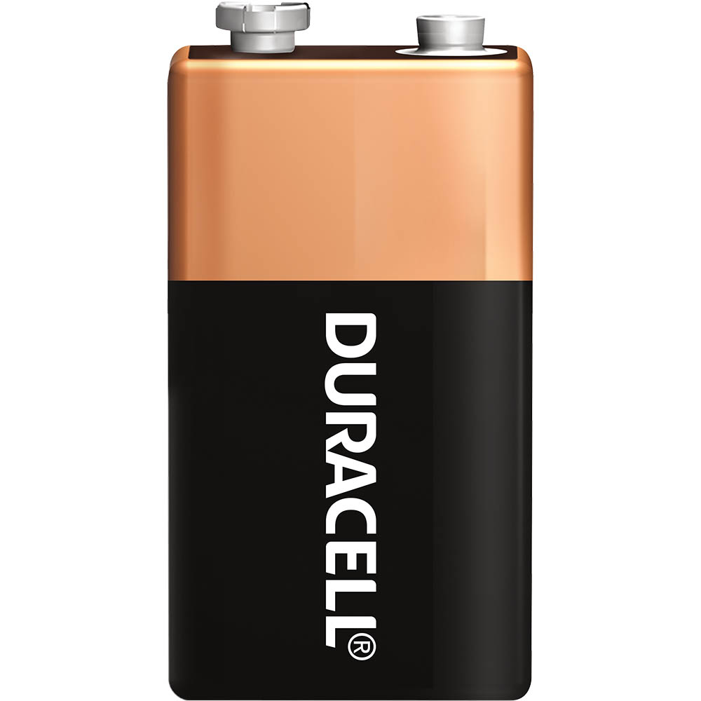 Image for DURACELL COPPERTOP ALKALINE 9V BATTERY from Office National
