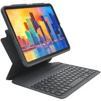 zagg pro keys wireless keyboard and detachable case apple ipad 10.2 inch charcoal