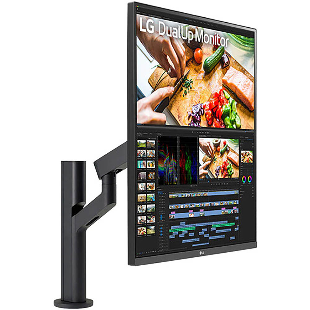 Image for LG QHD MONITOR WITH ERGO STAND 28 INCHES BLACK from Paul John Office National