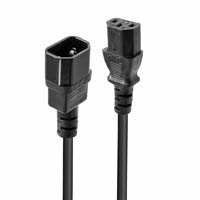 lindy 30944 power cable c14 plug to c13 socket 3m black
