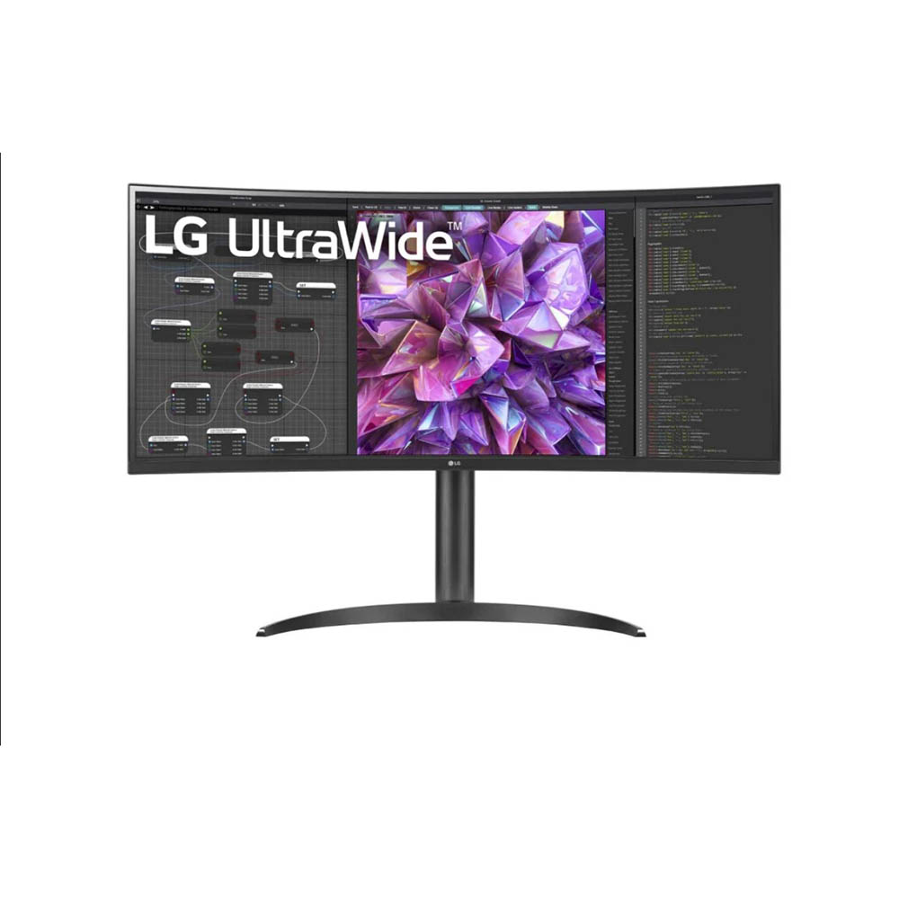 Image for LG QHD MONITOR ULTRAWIDE 34 INCHES BLACK from BACK 2 BASICS & HOWARD WILLIAM OFFICE NATIONAL